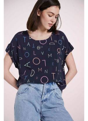 Tricou albastru TOM TAILOR femeie