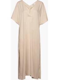 Rochie lungă bej NA-KD femeie