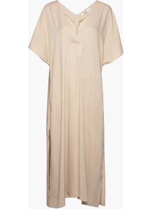 Rochie lungă bej NA-KD femeie