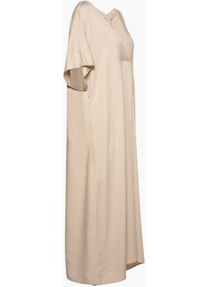 Rochie lungă bej NA-KD femeie