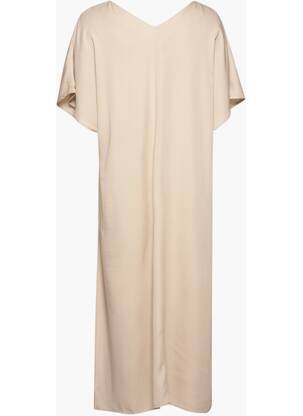 Rochie lungă bej NA-KD femeie