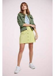 Fustă scurtă galben TOM TAILOR femme