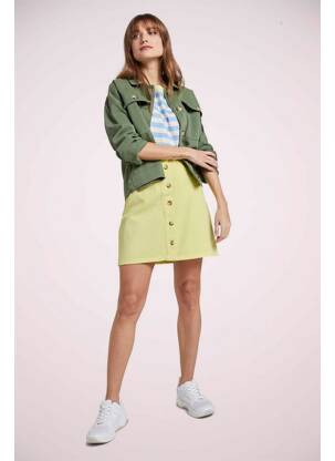Fustă scurtă galben TOM TAILOR femeie