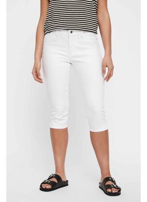 Pantalon trei sferturi alb VERO MODA femeie