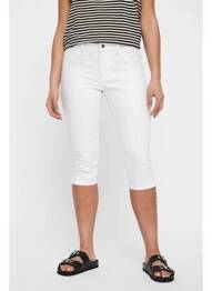 Pantalon trei sferturi alb VERO MODA femme
