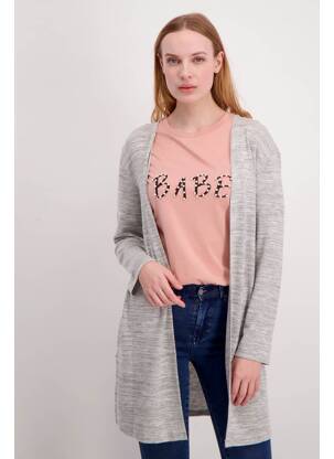 Vestă cu mâneci lungi gri VERO MODA femeie