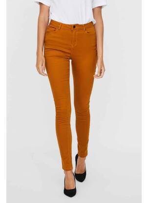 Pantalon slim maro VERO MODA femeie
