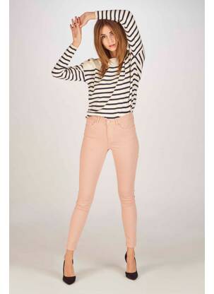 Blugi cu croială slim roz VERO MODA femeie