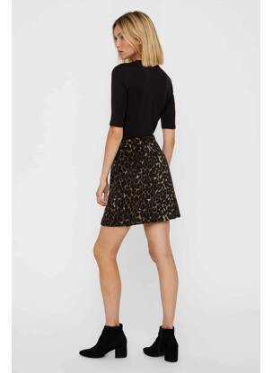 Fustă scurtă maro VERO MODA femeie