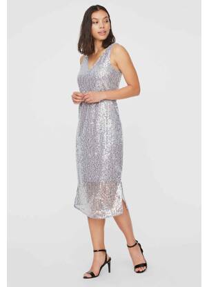 Rochie midi argintiu VERO MODA femeie