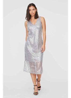 Rochie midi argintiu VERO MODA femeie
