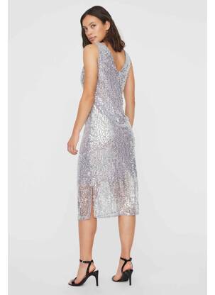 Rochie midi argintiu VERO MODA femeie