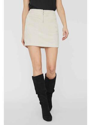 Fustă mini bej VERO MODA femeie