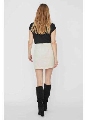 Fustă mini bej VERO MODA femeie