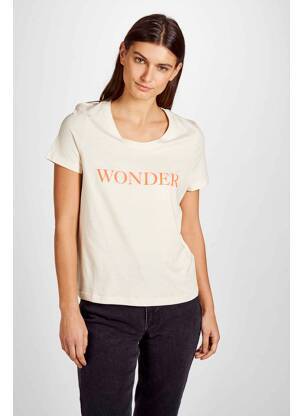 Tricou bej VERO MODA femeie