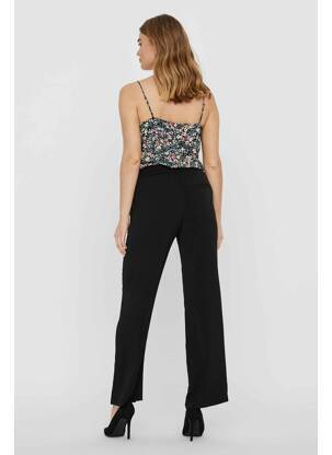 Pantalon larg negru VERO MODA femeie