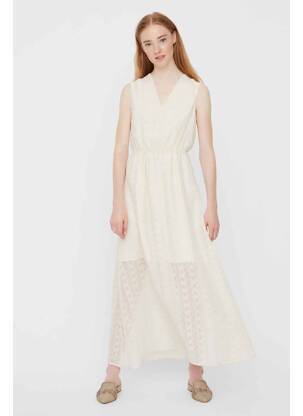 Rochie lungă bej VERO MODA femeie