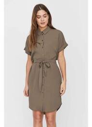 Rochie scurtă gri VERO MODA femeie
