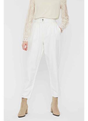 Blugi cu croială dreaptă alb VERO MODA femeie