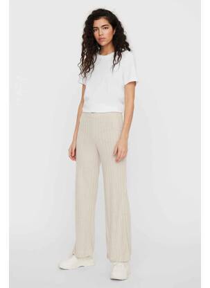 Pantalon drept bej VERO MODA femeie