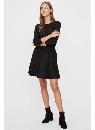 Fustă scurtă negru VERO MODA femeie
