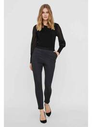 Pantalon chino maro VERO MODA femme