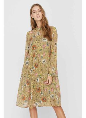 Rochie midi verde VERO MODA femeie