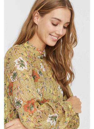 Rochie midi verde VERO MODA femeie