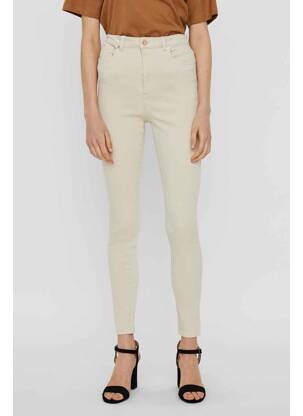 Blugi skinny bej VERO MODA femeie