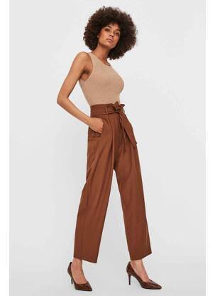 Blugi cu croială largă maro VERO MODA femeie