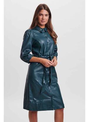 Rochie midi verde VERO MODA femeie