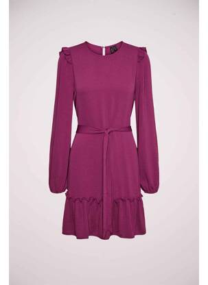 Rochie midi roz VERO MODA femeie