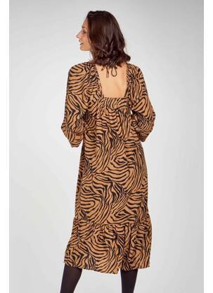 Rochie midi maro VERO MODA femeie