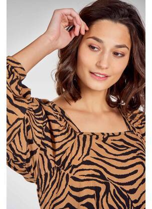 Rochie midi maro VERO MODA femeie