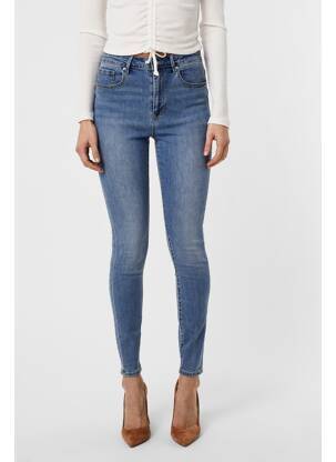 Blugi skinny albastru VERO MODA femeie