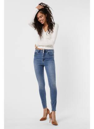 Blugi skinny albastru VERO MODA femeie