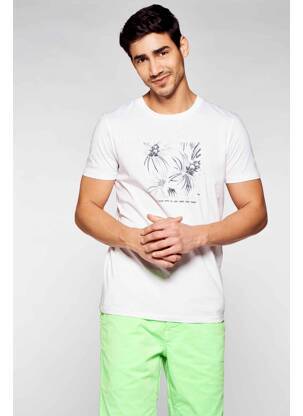 Tricou alb TOM TAILOR bărbat