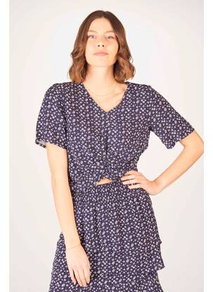 Tricou albastru NA-KD femeie