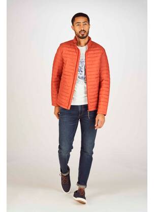 Geacă matlasată portocalie JACK & JONES bărbat