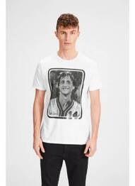 Tricou alb JACK & JONES bărbat