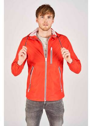 Impermeabil roșu JACK & JONES bărbat