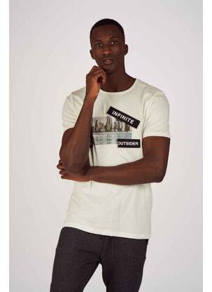 Tricou alb JACK & JONES bărbat