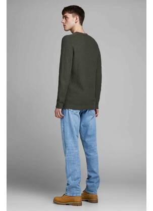 Pulover verde JACK & JONES bărbat
