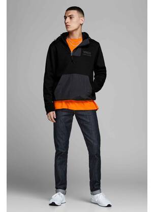 Hanorac negru JACK & JONES bărbat