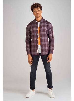 Cămașă cu mâneci lungi bej JACK & JONES bărbat
