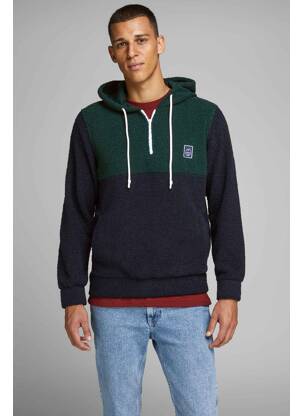 Hanorac cu glugă verde JACK & JONES bărbat