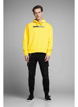Hanorac cu glugă galben JACK & JONES bărbat