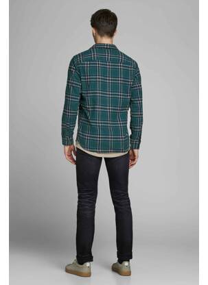Cămașă cu mâneci lungi verde JACK & JONES bărbat