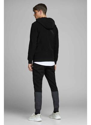 Hanorac cu glugă negru JACK & JONES bărbat