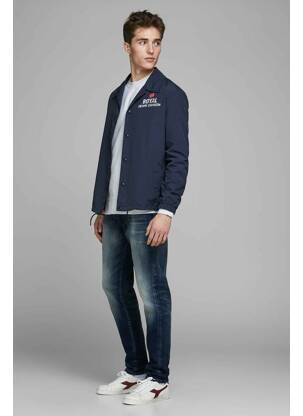 Jachetă vânt albastru JACK & JONES bărbat